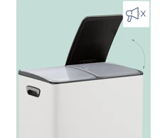 Relaxdays Virtuvės šiukšliadėžė 2x 30 litrų