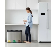 Relaxdays Virtuvės šiukšliadėžė 3 x 8 l