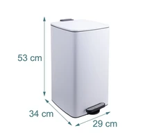 Relaxdays Virtuvės šiukšliadėžė 30L