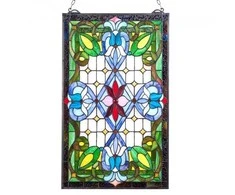 Vevor Vitražo Panelis, Dekoratyvinis Pakabinamas Menas Namams, Privatumo Langų Uždanga, 73.1 x 42.9 cm, Spalvotas Šviesos Filtras, Vitražinis Langas, Dekoracija