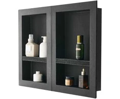 Vevor Vonios į sieną įleidžiamas dušo niša 40.6x61 cm