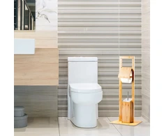 Relaxdays WC rinkinys Bamboo