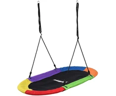 Relaxdays XXL ovalios formos lizdo sūpynės 300 kg