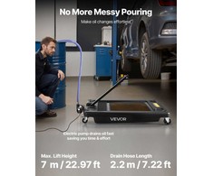 Vevor Žemas profilio alyvos nusausinimo indas 64 L