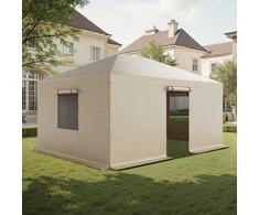 Vevor Žiemos pavėsinės uždangalas 3,68 x 4,9 m kietviršiui