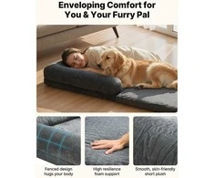 Vevor Žmonėms skirtas ortopedinis šuns guolis