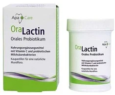 Apacare OraLactin probiotikai su vitaminu C, 30 vnt.