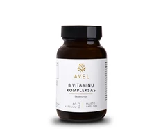 AVEL bioaktyvus B vitaminų kompleksas, 60 kaps.