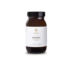AVEL bioaktyvus biotinas (vitaminas B7), 90 kaps.