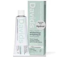 Davids Hydroxi™ balinamoji ir dantų emalį stiprinanti dantų pasta su nano hidroksiapatitu švelnios mėtos skonio, 118 ml.