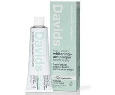 Davids Hydroxi™ balinamoji ir dantų emalį stiprinanti dantų pasta su nano hidroksiapatitu švelnios mėtos skonio, 118 ml.