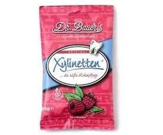 Drbauer S Dr.Bauer‘s ksilitolio pastilės aviečių skonio, 30 vnt.