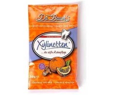 Drbauer S Dr.Bauer‘s ksilitolio pastilės apelsino ir imbiero skonio, 30 vnt.