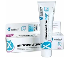 Miradent mirasensitive HAP+ dantų pasta jautrių dantų priežiūrai, 50 ml.