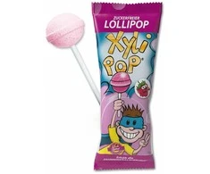 Miradent XyliPOP ledinukas su ksilitoliu braškių skonio, 1 vnt.