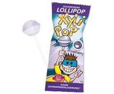 Miradent XyliPOP ledinukas su ksilitoliu mėlynių skonio, 1 vnt.