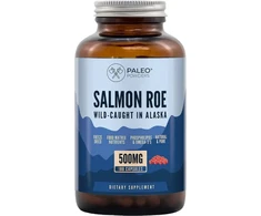 Paleo Powders natūralūs liofilizuoti laukinių lašišų ikrai OMEGA 3, 180 kaps.+ DOVANA