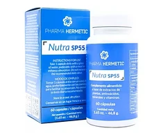 Pharma Hermetic Nutra SP55 premium kapsulės nuo plaukų slinkimo, 60 vnt.
