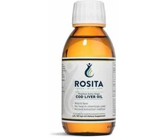 Rosita EVCLO ypač tyras menkių kepenėlių aliejus, 150 ml.