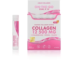 Swedish Nutra jūrinis kolagenas 12 500mg. su hialurono rūgštimi ir retinoliu šotas, 1 vnt.