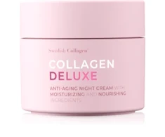 Swedish Nutra Swedish Collagen Deluxe Retinol naktinis veido kremas su retinoliu ir peptidais (anti-age), 50 ml.
