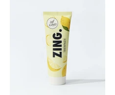 ZING Hap+ balinanti dantų pasta švelnios citrinos skonio, 75 ml.