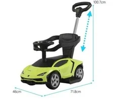 Paspiriama mašinėlė vaikams Lamborghini 3 in 1
