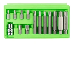 1/2" PAVAROS 10 mm "RIBE" antgalių rinkinys,14 VNT DS1213