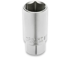 HOGERT 1/2" šešiakampis uždegimo žvakės lizdas, 16 mm, CrV50BV30