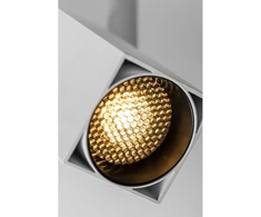1 fazės šviestuvas GROSSO, GU10, maks. 20 W, AC220-240 V, 50/60 Hz, IP20, kvadratinis, bal