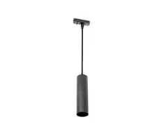 Pakabinamas šviestuvas 1 fazės šynos šviestuvas, LAGOS II, maks. 250 V, 50/60 Hz, GU10, IP20, maks. 20 W, juodas