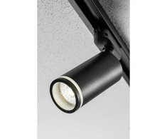 1 fazės šynos šviestuvas, SOLIS, GU10, maks. 20 W, maks. 250V, 50/60Hz, IP20, juodas
