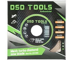 115 x 1,0 x 22 mm TURBO DEIMANTINIS PLYTELIŲ PJOVIMO DISKAS DS1095
