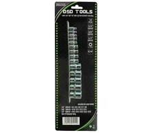 14 VNT. 1/4", 3/8", 1/2" JUNGTIES E TORX GALVUČIŲ RINKINYS DS1315