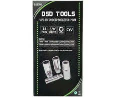 14 VNT. 3/8" GILIŲJŲ GALVUČIŲ RINKINYS 8-21mm DS1300