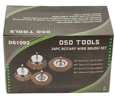 24 VNT. SUKAMŲJŲ VIELINIŲ ŠEPEČIŲ RINKINYS DS1093