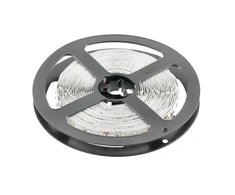 24V 2835, 600 LED šaltai baltos spalvos, 78W, be gelio 10 mm, ritinys 5 m (2 kabeliai)