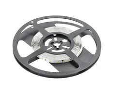 24V 2835 blykstės juosta, 300 LED neutralios baltos spalvos 4000K, 48W, be gelio, 8 mm, ri