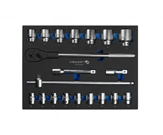 3/4" ratchet tool set, 20 pcs, EVA insert