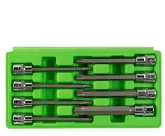 3/8" PAVAROS 110 MM ILGIO "TORX" GALVUTĖS-ANTGALIAI,8 VNT. DS1228