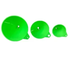 3 vnt. plastikinių piltuvėlių rinkinys DS1581