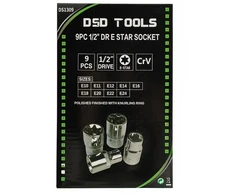 6 VNT. 3/8" 10MM + 13MM 6B GILIOS GALVUTĖS DS1307