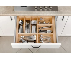 Adjustable (beech) insert for 600-1000mm cabinets with AXIS/MB drawer L=450