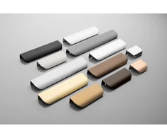 Aliuminio handle HEXA C=32 mm baltas