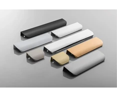 Aliuminio handle HEXA C=96 mm baltas
