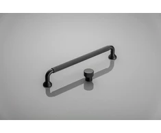 Aliuminio handle STRUCTURE C=192 matt juodas