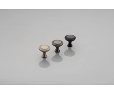 Aliuminio knob IMPERIA juodas mat