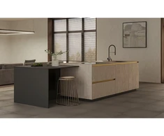 Aliuminio profile VELLO handleless system with LED function, L, auksinis, length 4.1 m