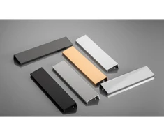 Aluminum handle HEXI (anthracite) 320mm / 360mm