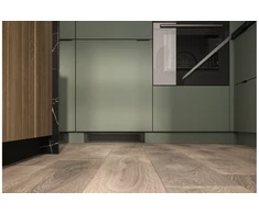 Aluminum handle HEXI (matte juodas) 160mm / 190mm